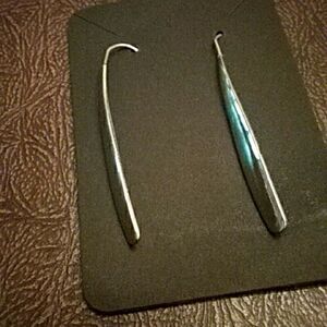 ❄️Large Silver Tone Earrings ❄️ Winter Sale❄️